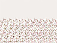 Funda nórdica 100% algodón Flora color Rosa o Turquesa