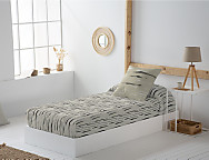 Edredón ajustable 100% Algodón Nepal color Beige o Turquesa