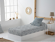 Edredón ajustable 100% Algodón Nepal color Beige o Turquesa