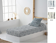 Edredón ajustable 100% Algodón Nepal color Beige o Turquesa