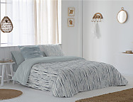 Funda nórdica 100% algodón Nepal color Beige o Turquesa