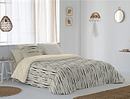 Funda nórdica 100% algodón Nepal color Beige o Turquesa