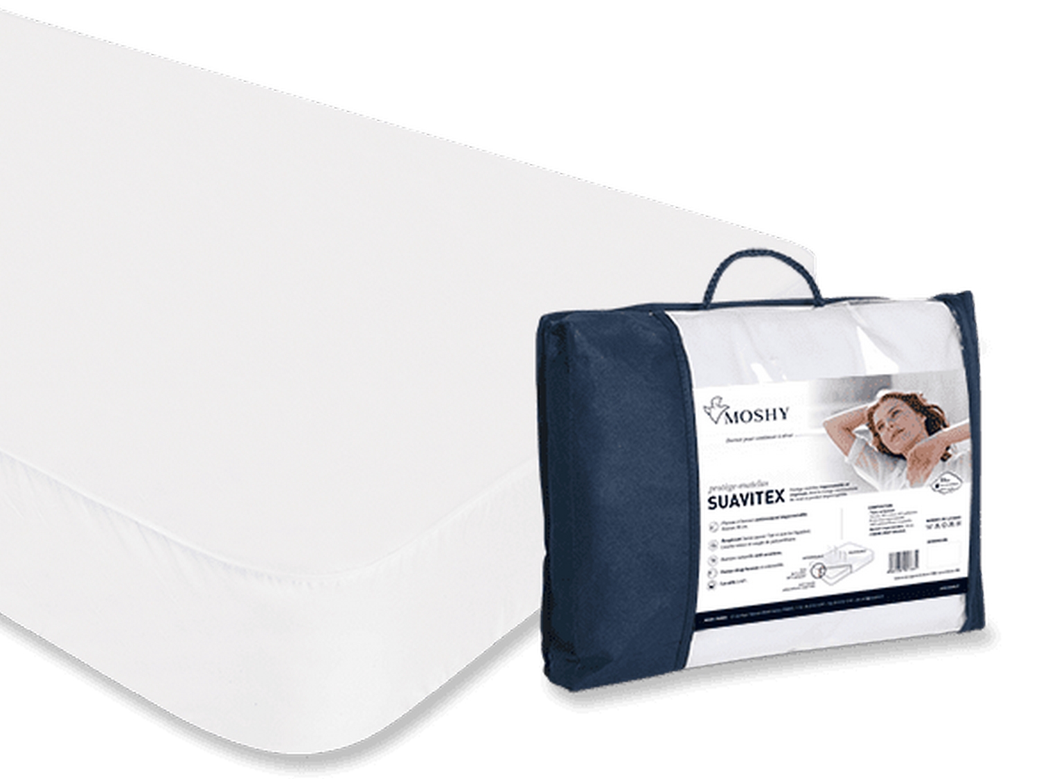 Moshy Bajera ajustable Impermeable Suavitex alto 30cm