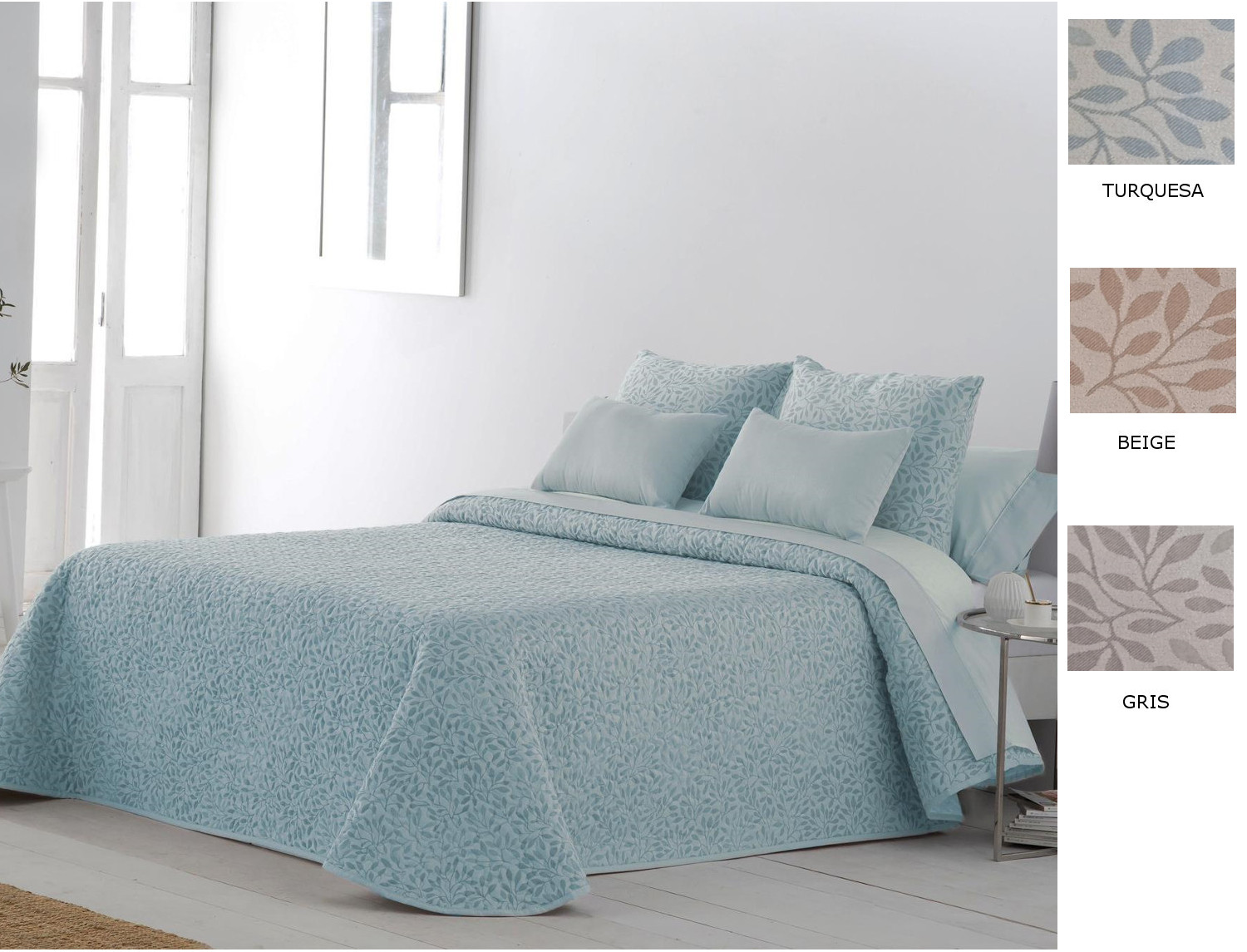 JVR Bouti Ferrara color Beige, Gris o Turquesa