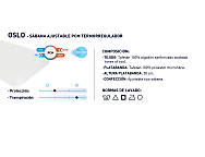 Bajera ajustable termoreguladora Oslo alto 30cm