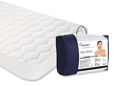 Moshy - Cubrecolchón acolchado termoregulador Fresh Energy alto 30cm