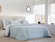 Edredón Conforter Nórdico Jacquard Rodas color Beige, Gris o Turquesa