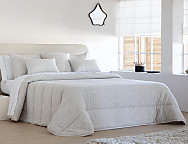 Edredón Conforter Nórdico Jacquard Rodas color Beige, Gris o Turquesa