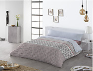 Funda nórdica Haití color Rosa o Turquesa