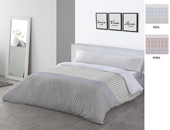 JVR - Funda nórdica Jaipur color Azul o Rosa