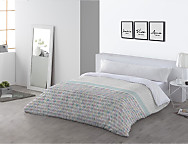 Funda nórdica Miami color Gris o Turquesa