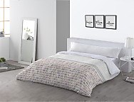 Funda nórdica Miami color Gris o Turquesa