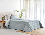 Colcha bouti Jacquard Nido 60gr color Beige, Mostaza, Rosa o Turquesa