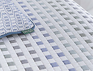 Colcha Jacquard reversible Cox color Azul o Beige