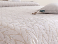 Colcha Jacquard Espiga color Azul, Beige o Gris