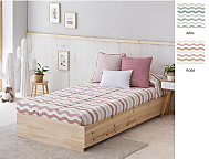 Edredón Ajustable Dunas color Nude o Turquesa