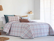 Edredón estampado Encina con funda/s de cojín Multicolor