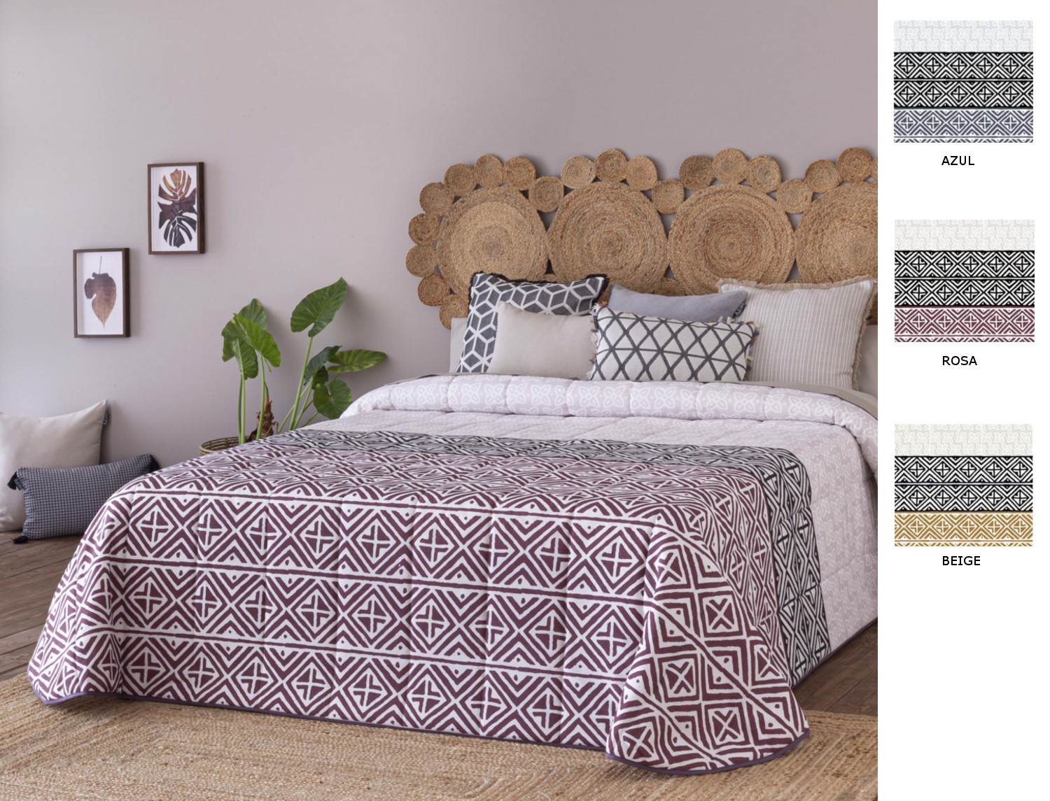 Confecciones Paula Bouti Mijas color Azul, Beige o Rosa