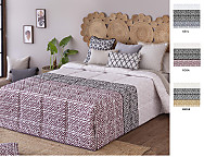 Edredón Conforter Mijas color Azul, Beige o Rosa