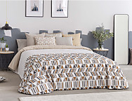 Funda nórdica Eibar color Azul, Beige o Lila