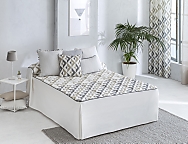 Colcha edredón Murcia con cojín incluído color Gris o Rosa