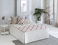 Colcha edredón Murcia con cojín incluído color Gris o Rosa