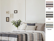 Edredón Ajustable Dover color Nude, Taupé o Turquesa