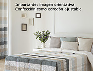 Edredón Ajustable Dover color Nude, Taupé o Turquesa