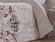 Edredón Sherpa Aranjuez color Beige o Lila