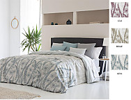 Funda nórdica Jerte color Azul, Beige o Lila