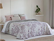 Edredón Sherpa Isaba color Beige, Gris o Lila