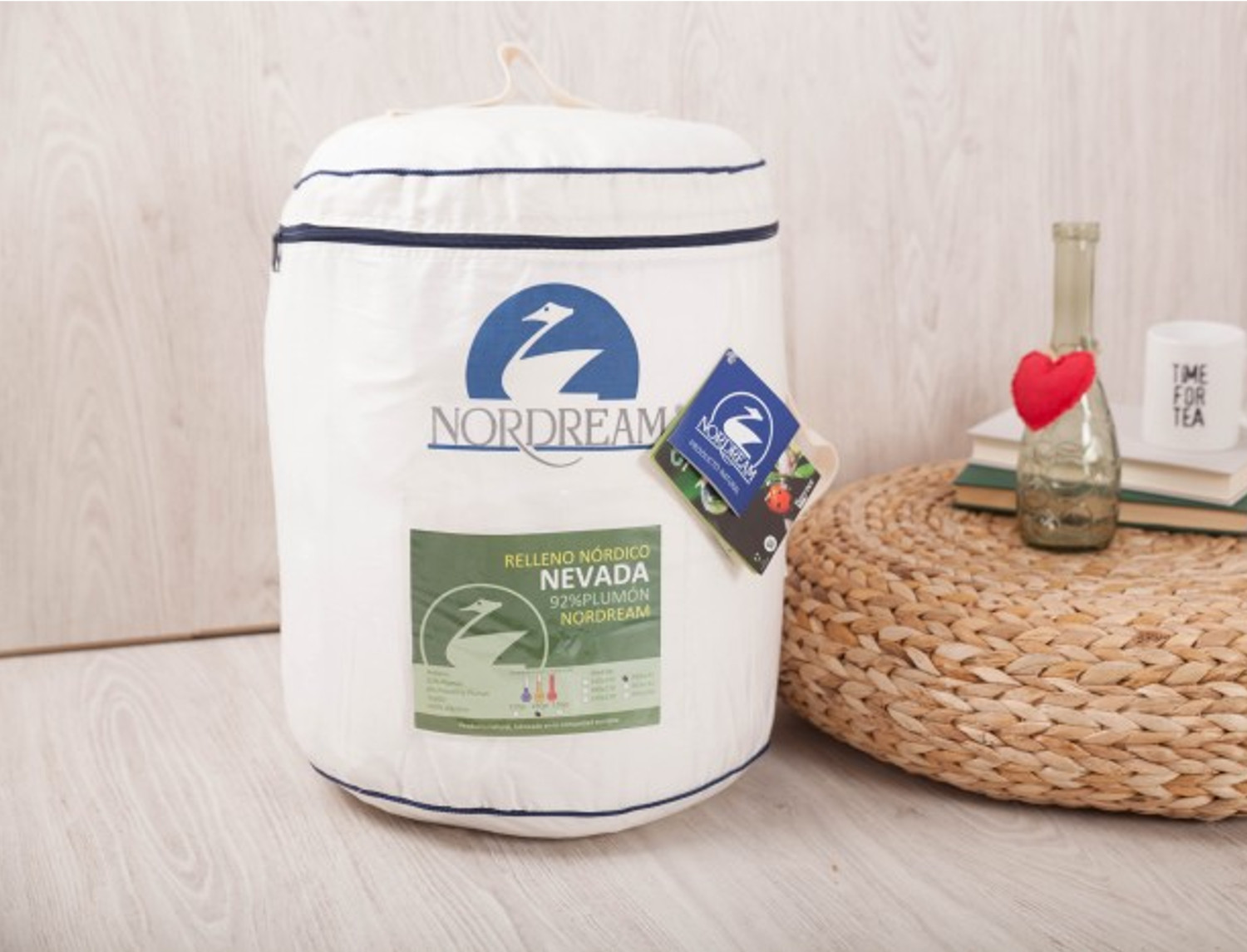 Nordream Edredón nórdico plumón Nevada