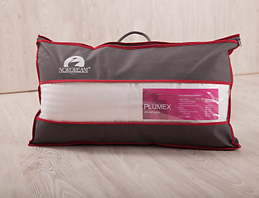 Nordream - Almohada plumón y poliéster Plumex. 1 funda. Densidad Media-Alta
