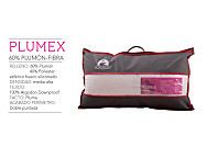 Almohada plumón y poliéster Plumex. 1 funda. Densidad Media-Alta